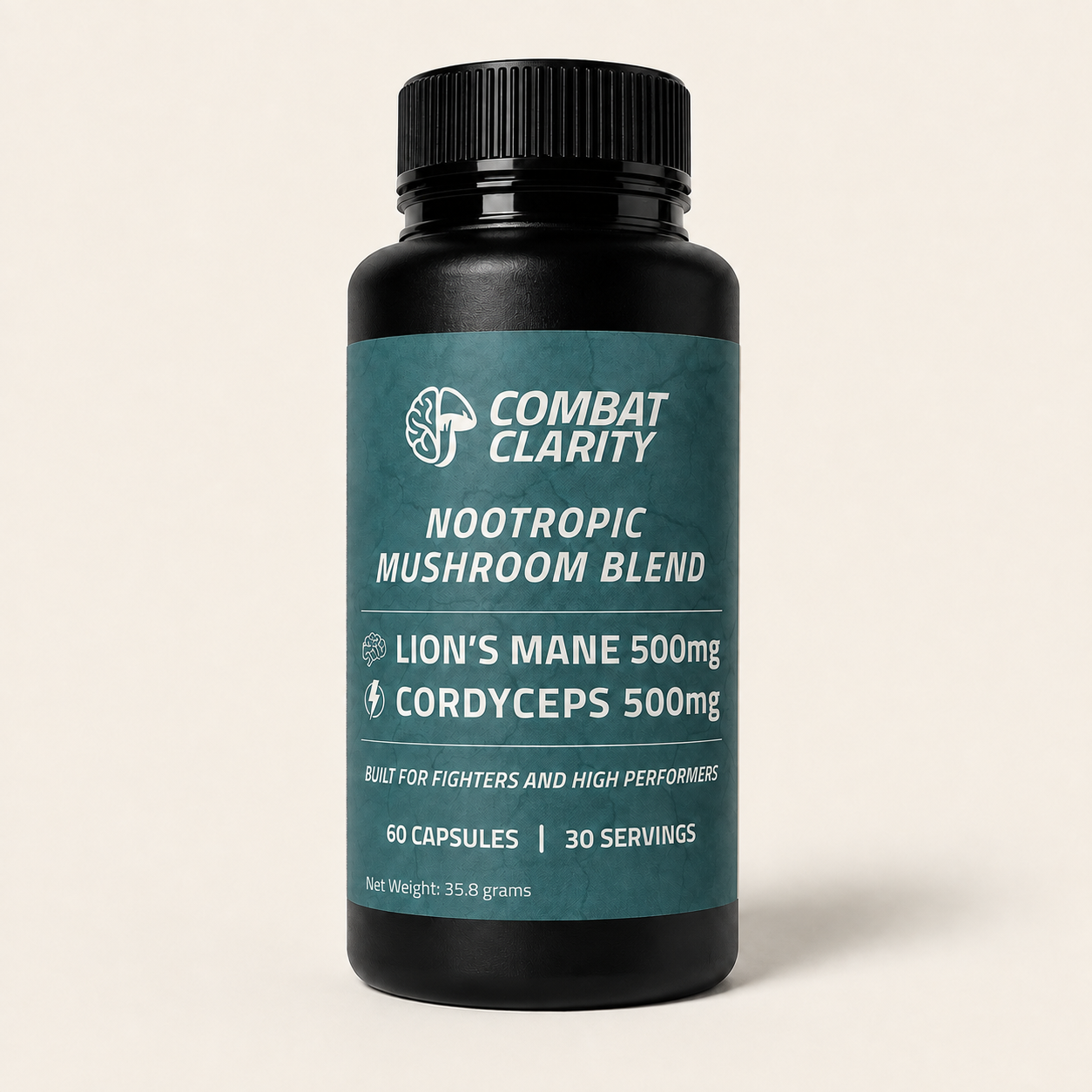 Lion’s Mane & Cordyceps Nootropic Capsules